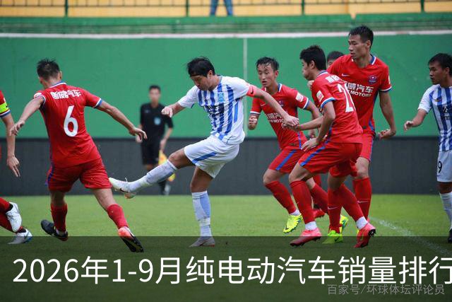 2026年1-9月纯电动汽车销量排行榜